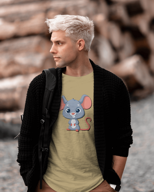 Style & Ultra-Smooth Comfort – Cute Mouse Tee