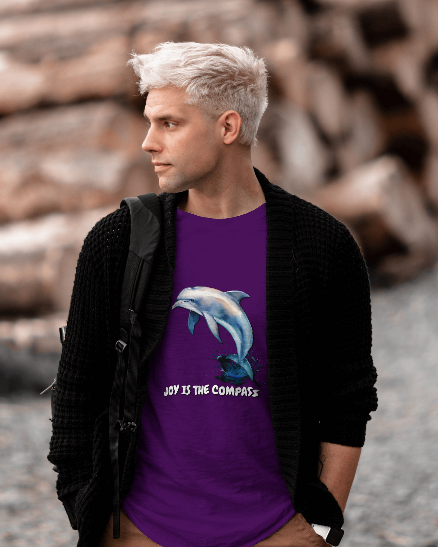 Glide into Comfort – Ultra-Smooth Dolphin Tee