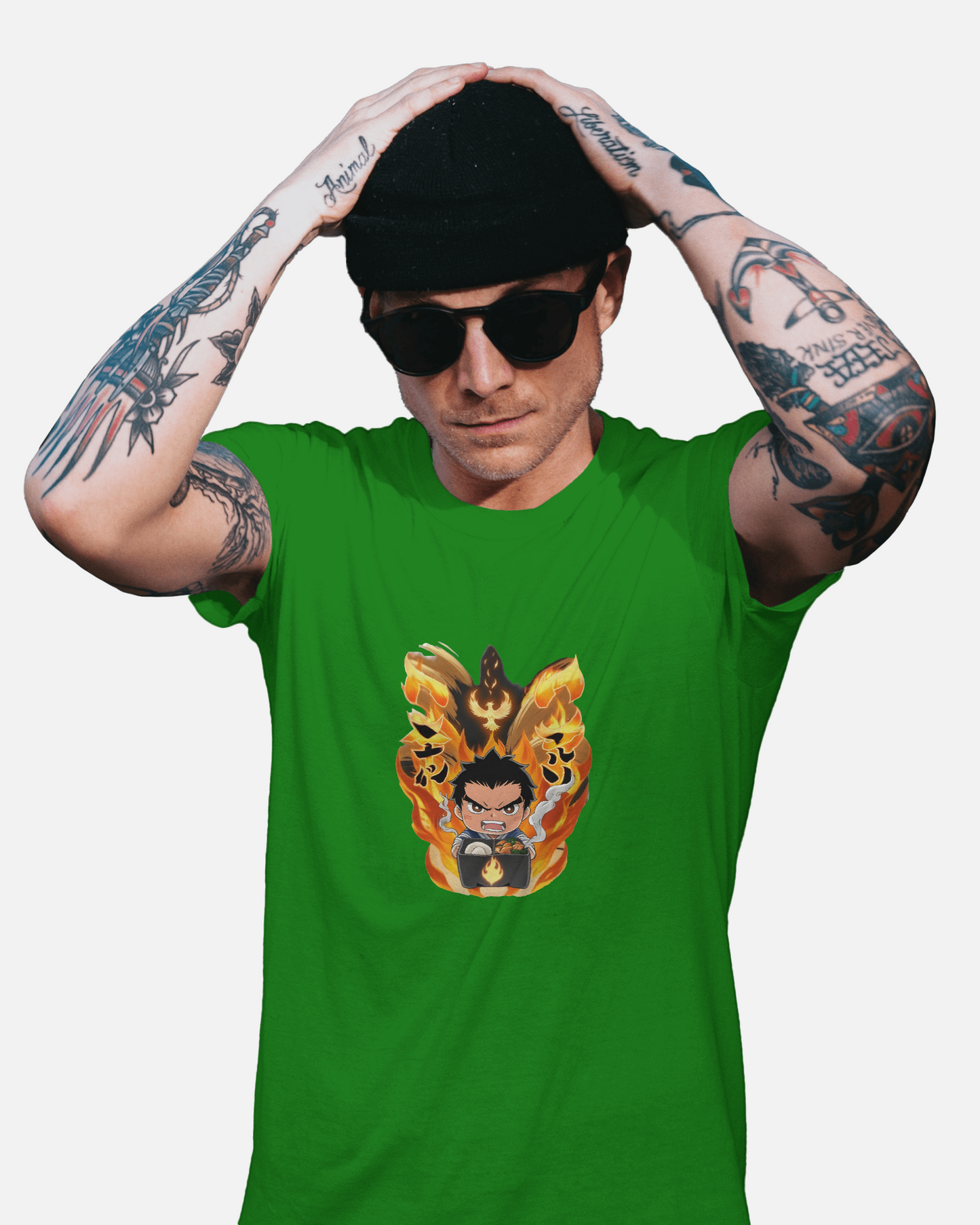 Premium Cotton T-Shirt – Inferno Fighter Edition