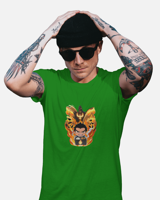 Premium Cotton T-Shirt – Inferno Fighter Edition