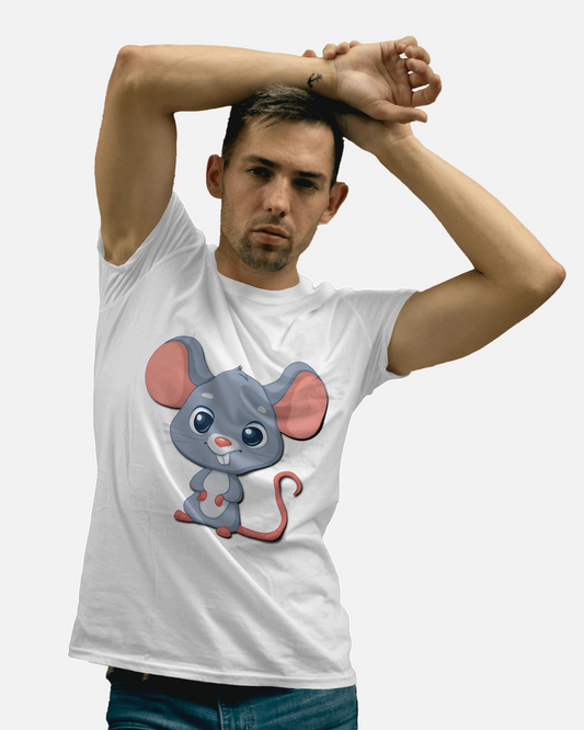 Style & Ultra-Smooth Comfort – Cute Mouse Tee
