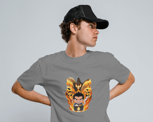 Premium Cotton T-Shirt – Inferno Fighter Edition