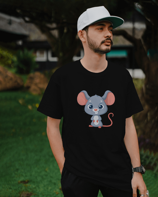 Style & Ultra-Smooth Comfort – Cute Mouse Tee