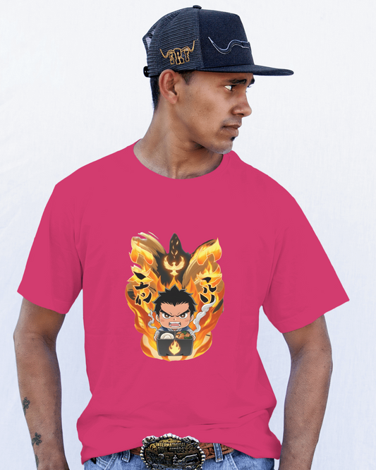 Premium Cotton T-Shirt – Inferno Fighter Edition