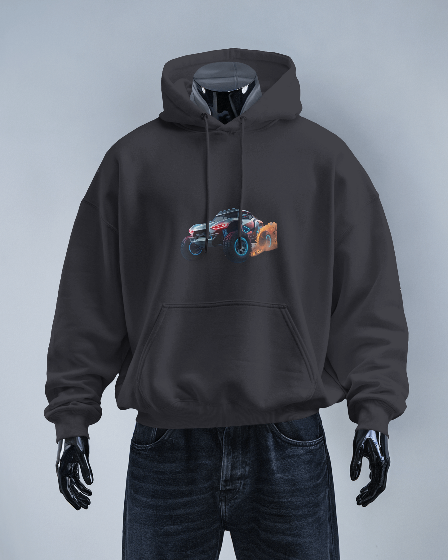 Oversized Hoodie – Speed Racer Toy Car Edition