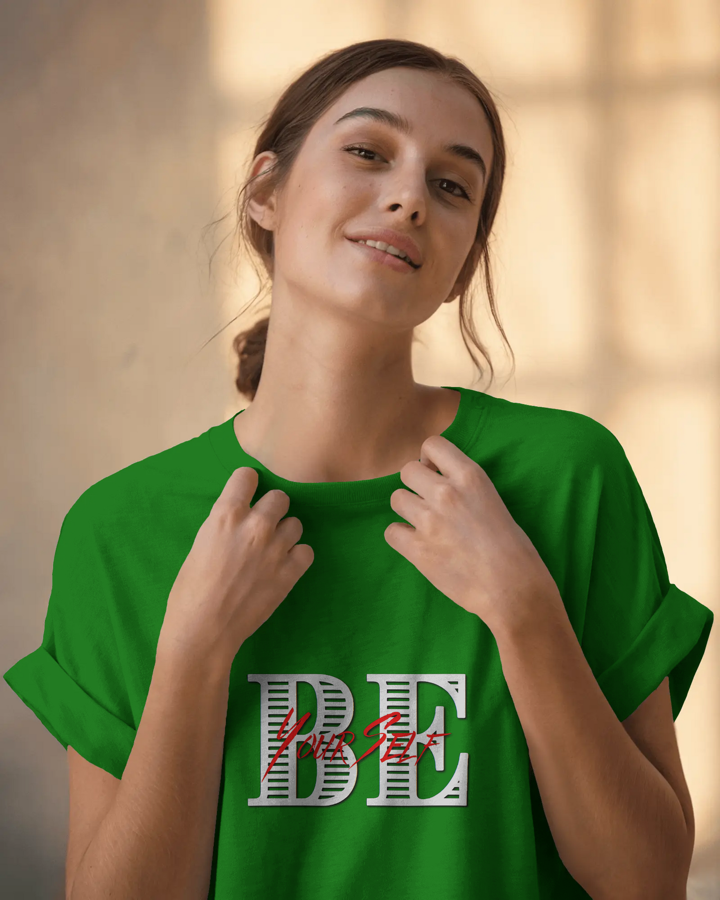 Earth & Thread | BE BOLD 100% Cotton Regular Fit T-Shirt - Premium 180 GSM Motivational Graphic Tee