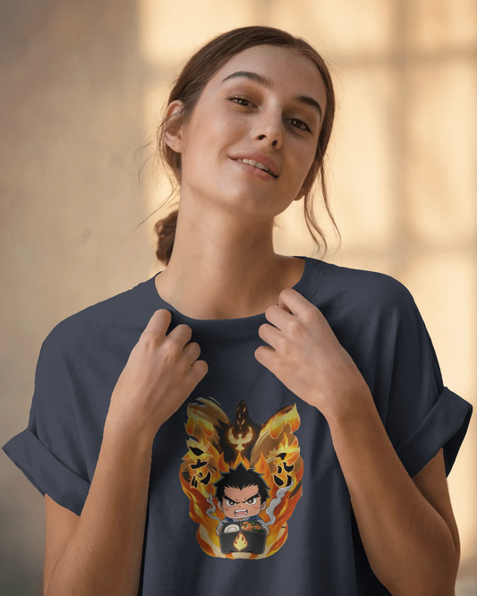 Premium Cotton T-Shirt – Inferno Fighter Edition
