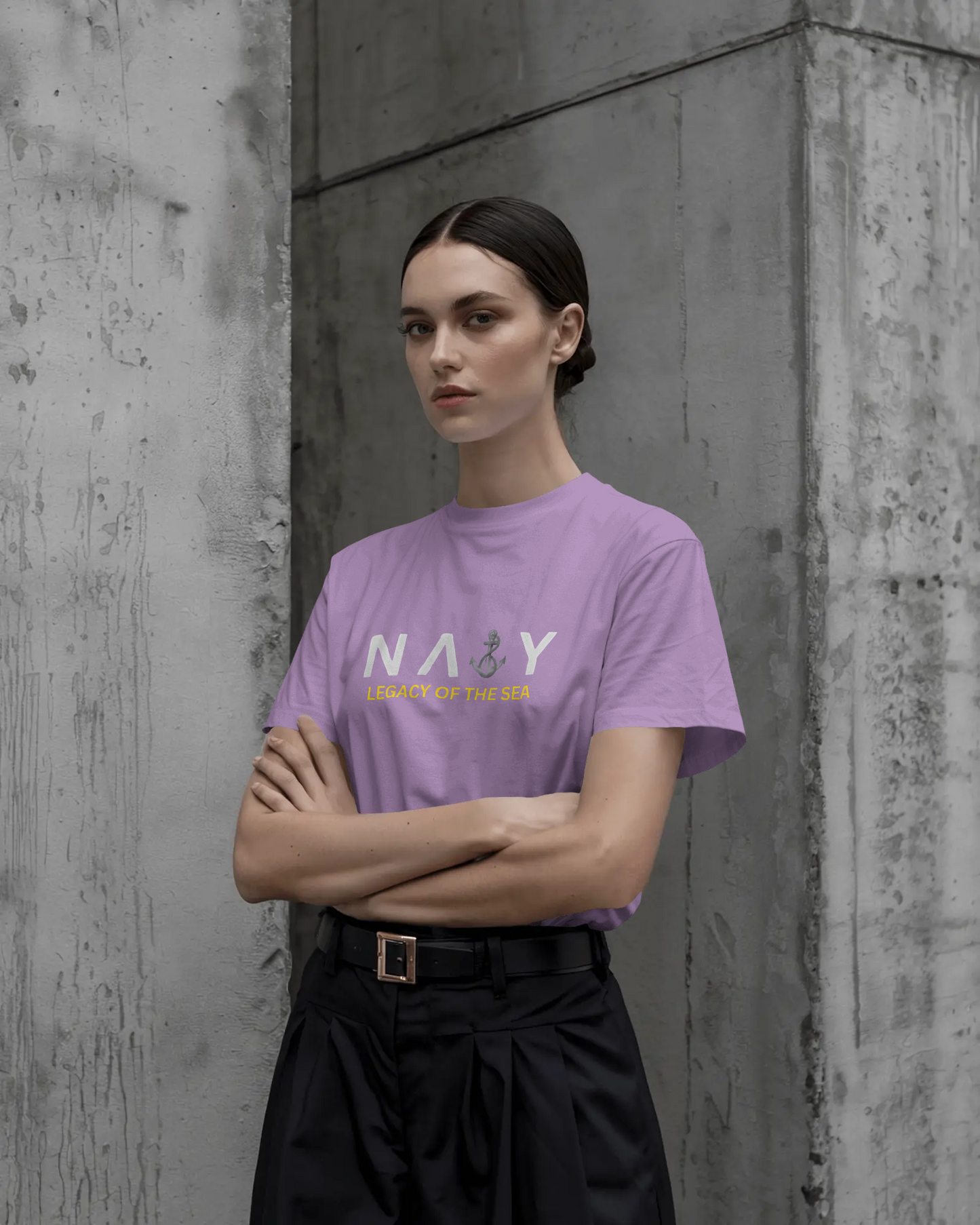 Earth & Thread | Navy Legacy of the Sea 100% Cotton Regular Fit T-Shirt - Premium 180 GSM Maritime Heritage Tee