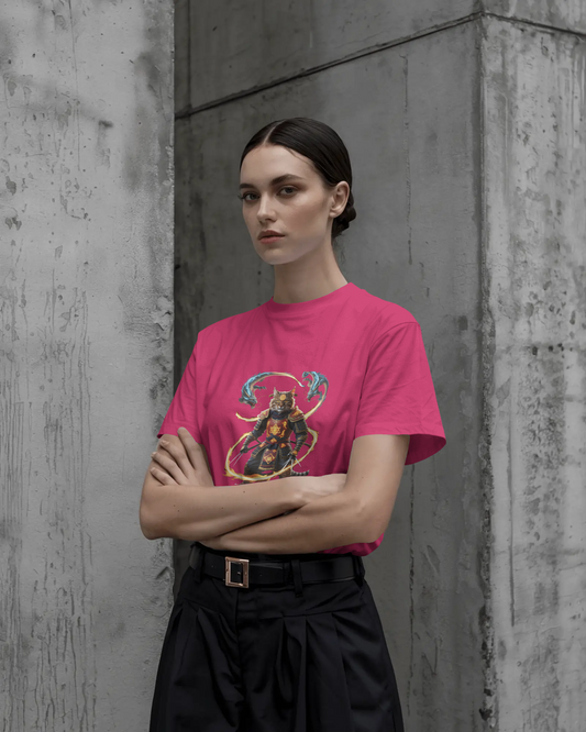 Premium Cotton T-Shirt – Flames of Valor Edition