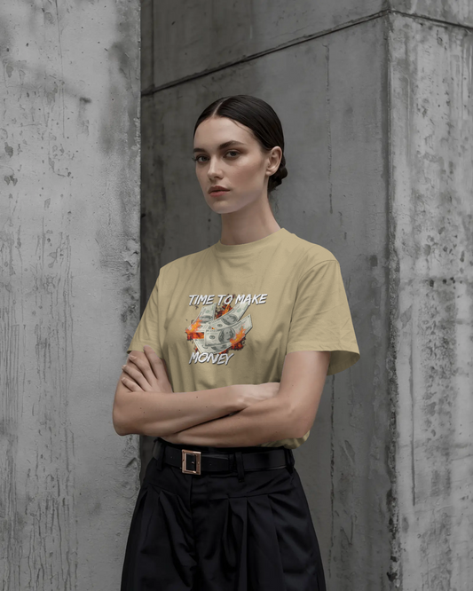 Hustle in Ultra-Smooth Comfort – Time to Make Money Tee