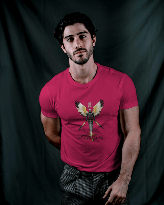 Premium Cotton T-Shirt – Guardian Warrior Edition