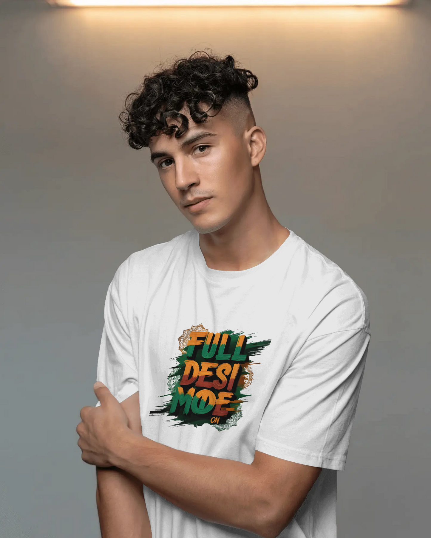 Earth & Thread | FULL DESI MODE 100% Cotton Regular Fit T-Shirt - Premium Vibrant Cultural Tee