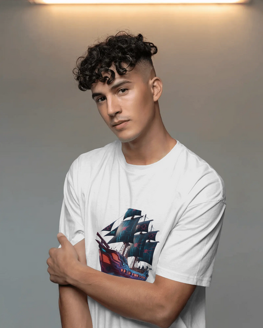 Premium Cotton T-Shirt – Ocean Voyager Edition