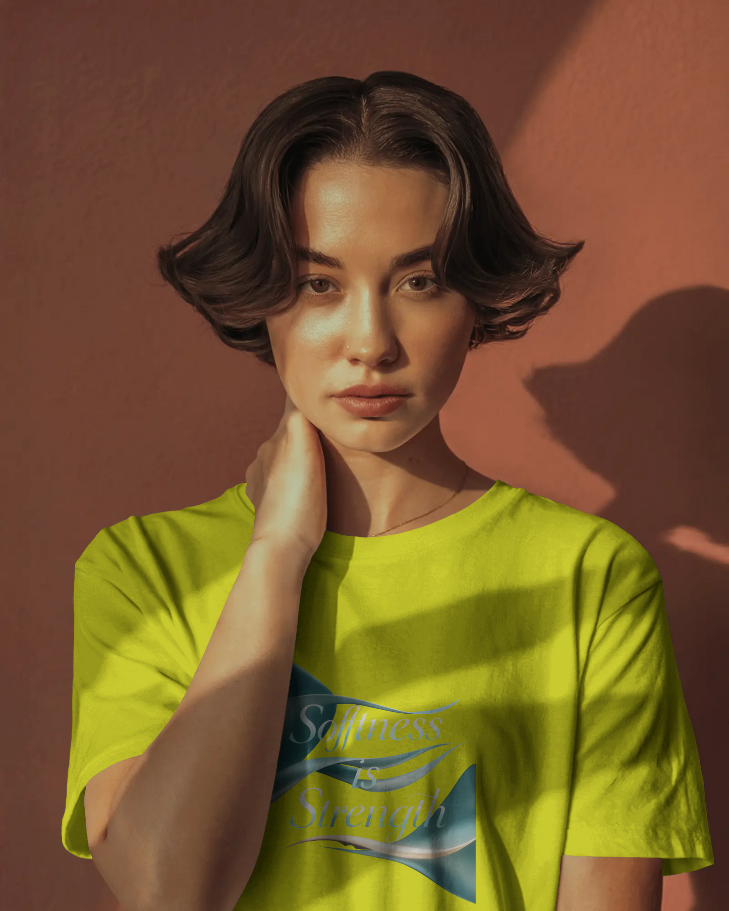 Earth & Thread | Softness Is Strength 100% Cotton Regular Fit T-Shirt - Premium 180 GSM Empowering Tee
