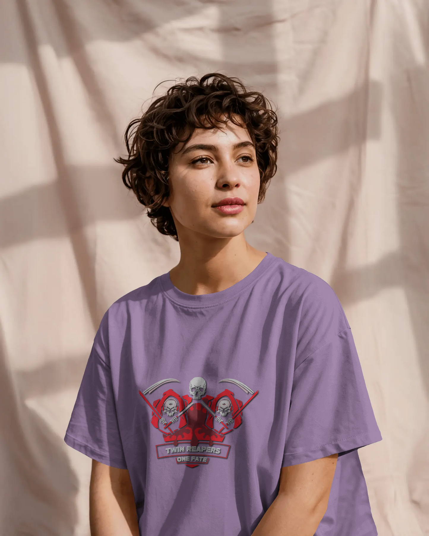 Earth & Thread | Devil Trio 100% Cotton Regular Fit T-Shirt - Premium 180 GSM Edgy Graphic Tee