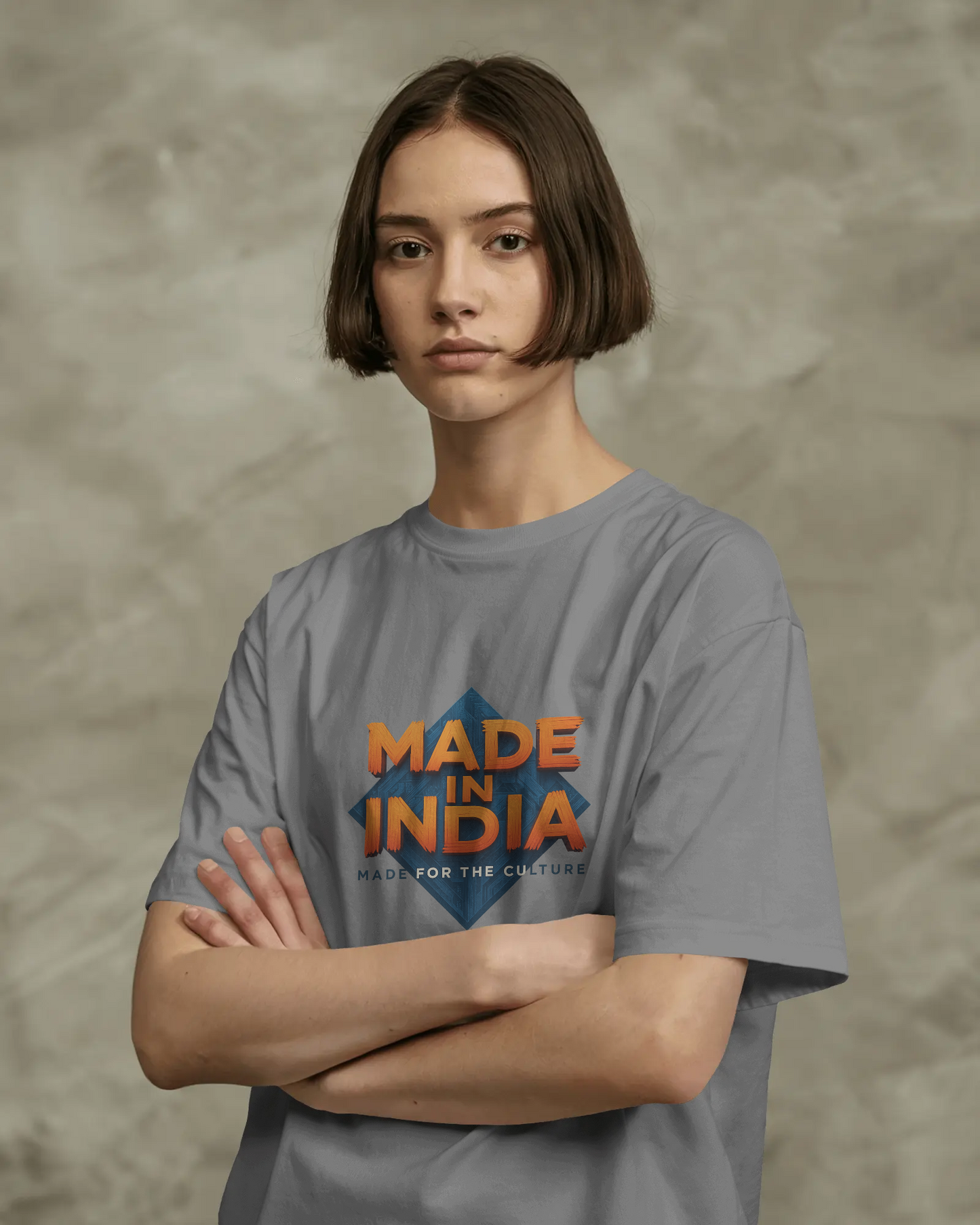 Earth & Thread | MADE IN INDIA 100% Cotton Regular Fit T-Shirt - Premium 180 GSM Patriotic Cultural Tee