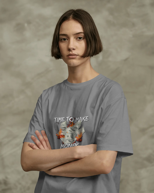 Hustle in Ultra-Smooth Comfort – Time to Make Money Tee