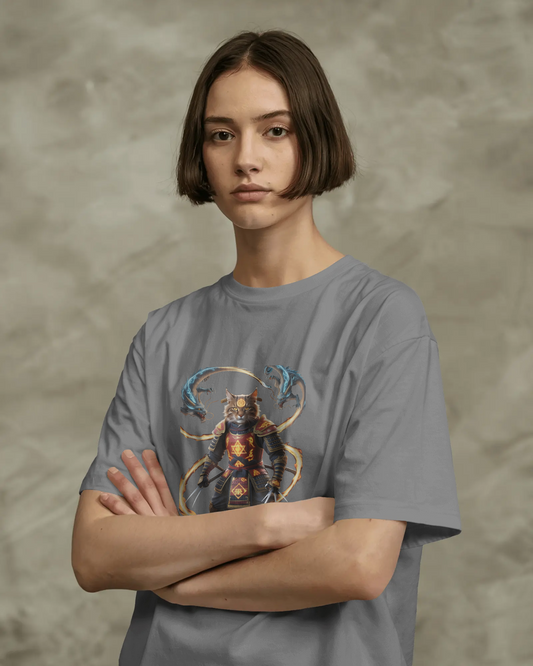 Premium Cotton T-Shirt – Flames of Valor Edition