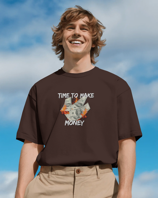 Hustle in Ultra-Smooth Comfort – Time to Make Money Tee