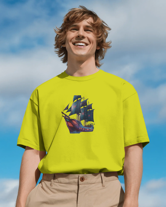 Premium Cotton T-Shirt – Ocean Voyager Edition
