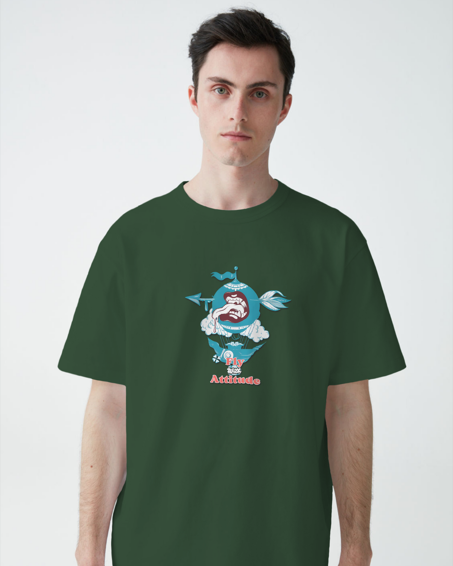 Earth & Thread | Attitude 100% Cotton Regular Fit T-Shirt - Premium 180 GSM Bold Expressive Graphic Tee