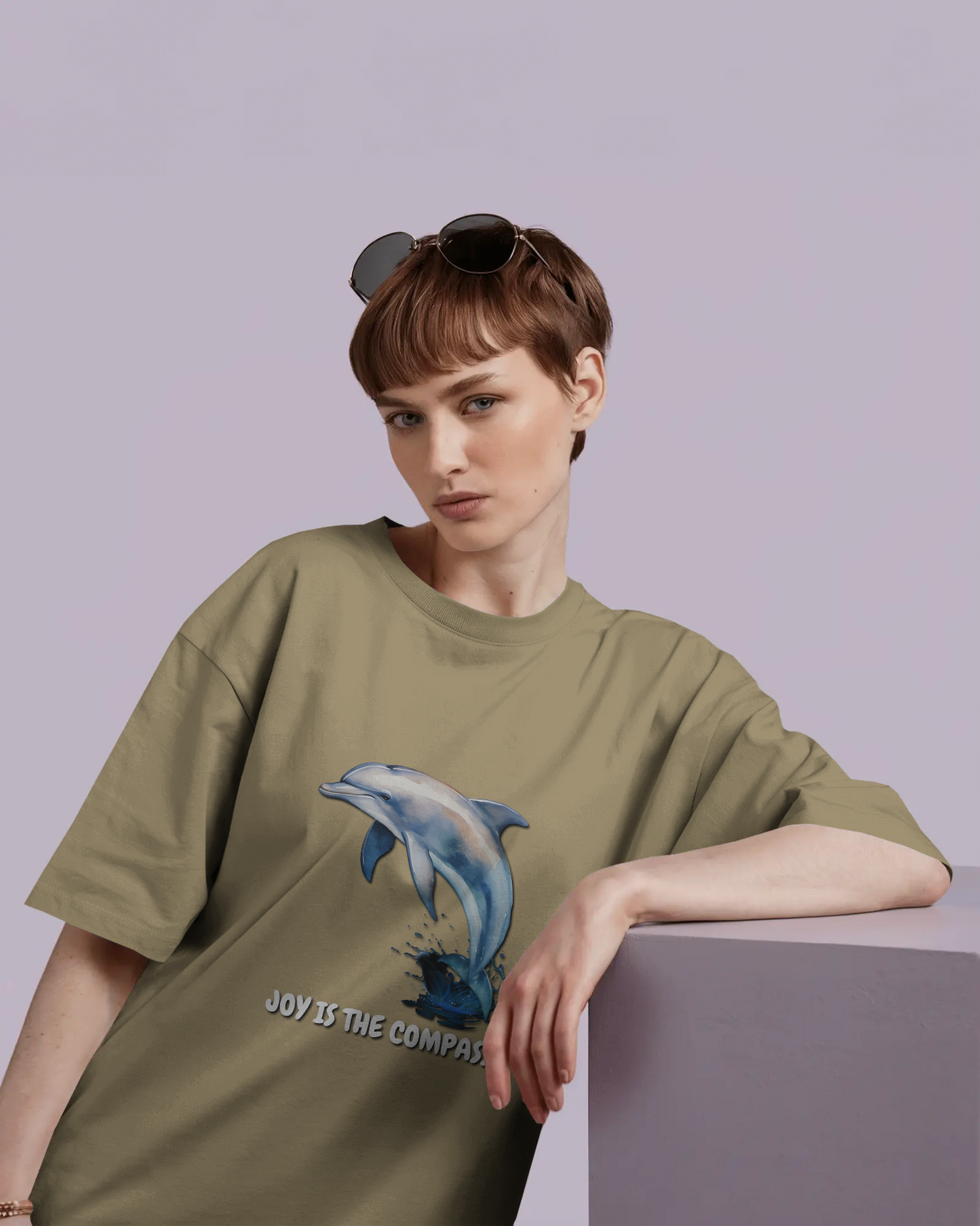 Glide into Comfort – Ultra-Smooth Dolphin Tee