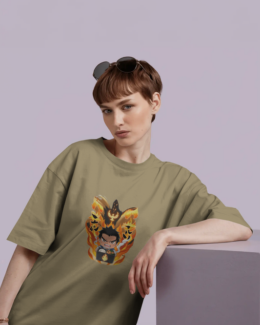 Premium Cotton T-Shirt – Inferno Fighter Edition