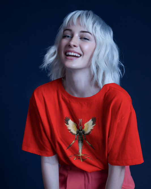 Premium Cotton T-Shirt – Guardian Warrior Edition