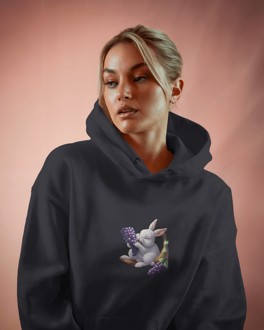 🎩 Oversized Hoodie – Midnight Gentleman Edition