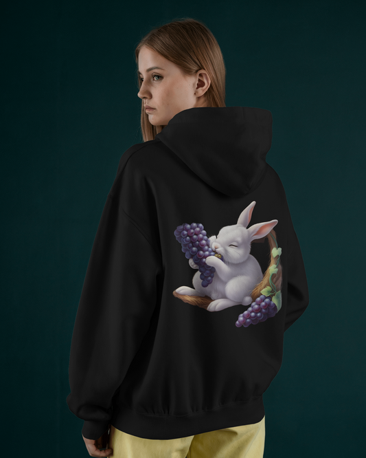 🎩 Oversized Hoodie – Midnight Gentleman Edition