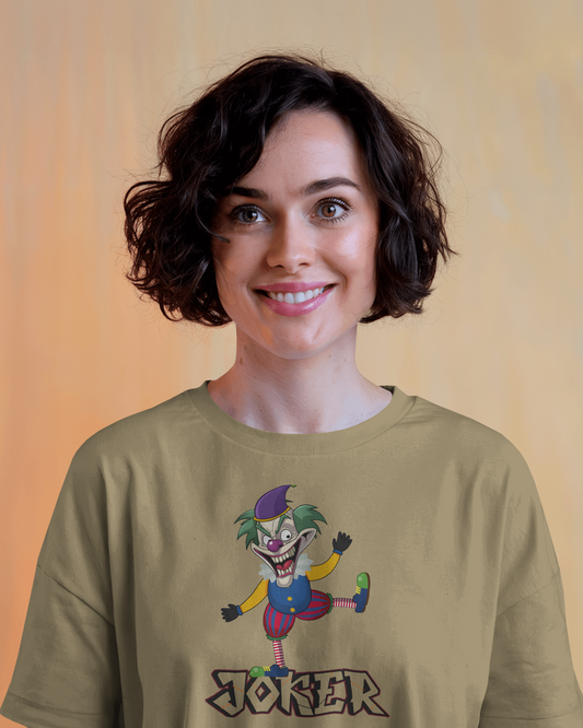 Unleash Your Inner Joker in Oversized Comfort – Joker Tee
