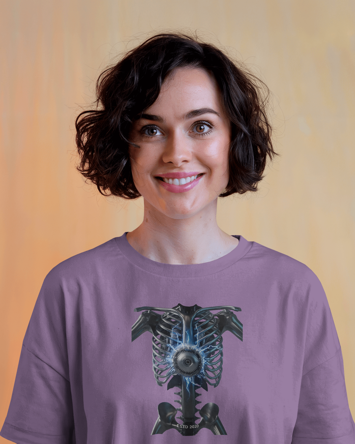 Earth & Thread | Core Energy Ribcage 100% Cotton Regular Fit T-Shirt - Premium 180 GSM Anatomical Graphic