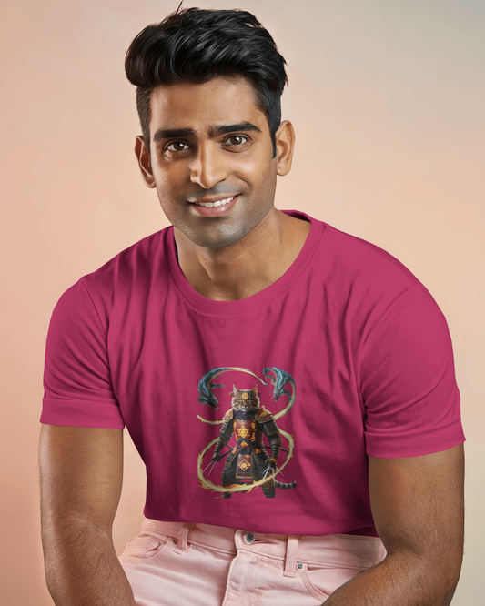 Premium Cotton T-Shirt – Flames of Valor Edition