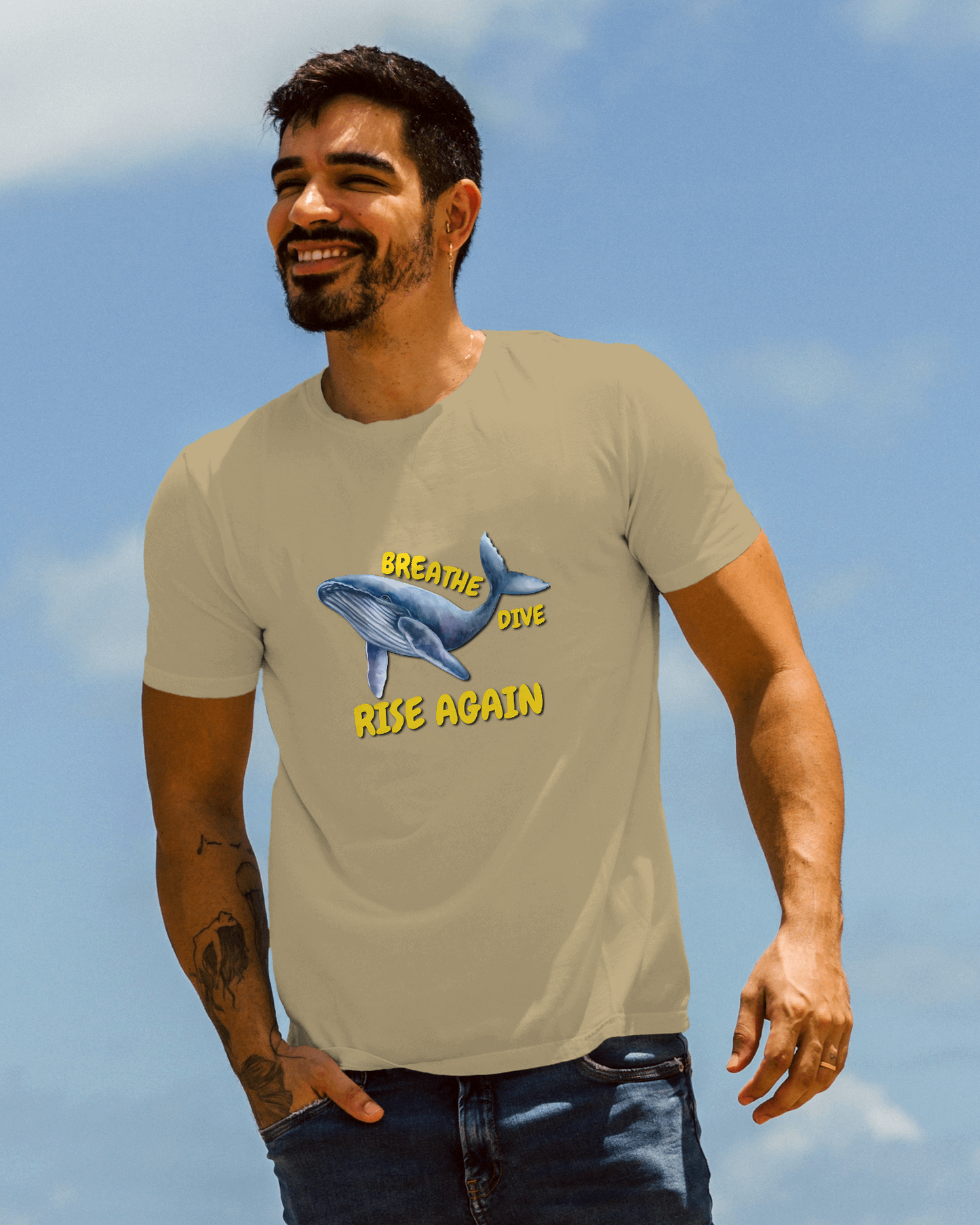 Dive into Ultimate Comfort – Ultra-Smooth Whale Tee