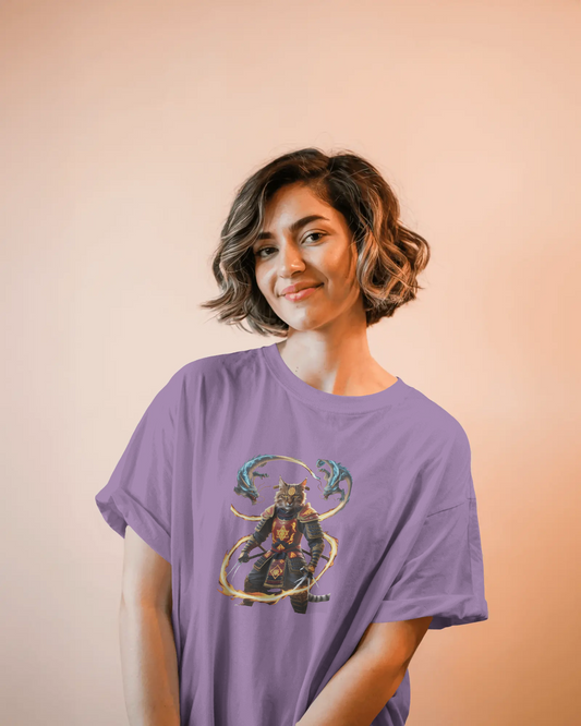 Premium Cotton T-Shirt – Flames of Valor Edition