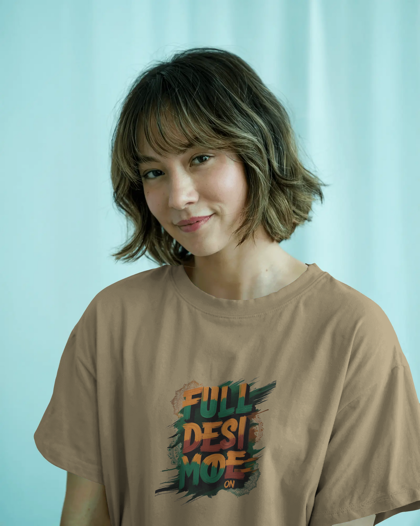 Earth & Thread | FULL DESI MODE 100% Cotton Regular Fit T-Shirt - Premium Vibrant Cultural Tee
