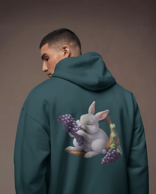 🎩 Oversized Hoodie – Midnight Gentleman Edition