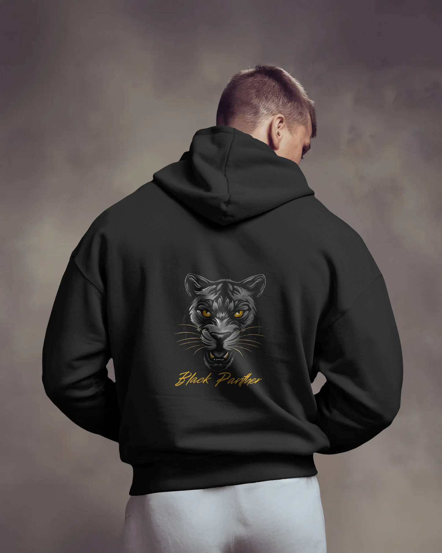 Fierce Comfort in Oversized Style – Black Panther Hoodie