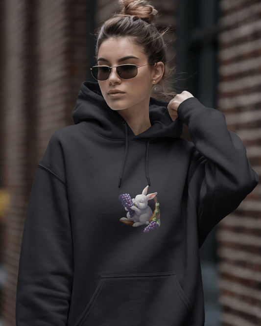 🎩 Oversized Hoodie – Midnight Gentleman Edition