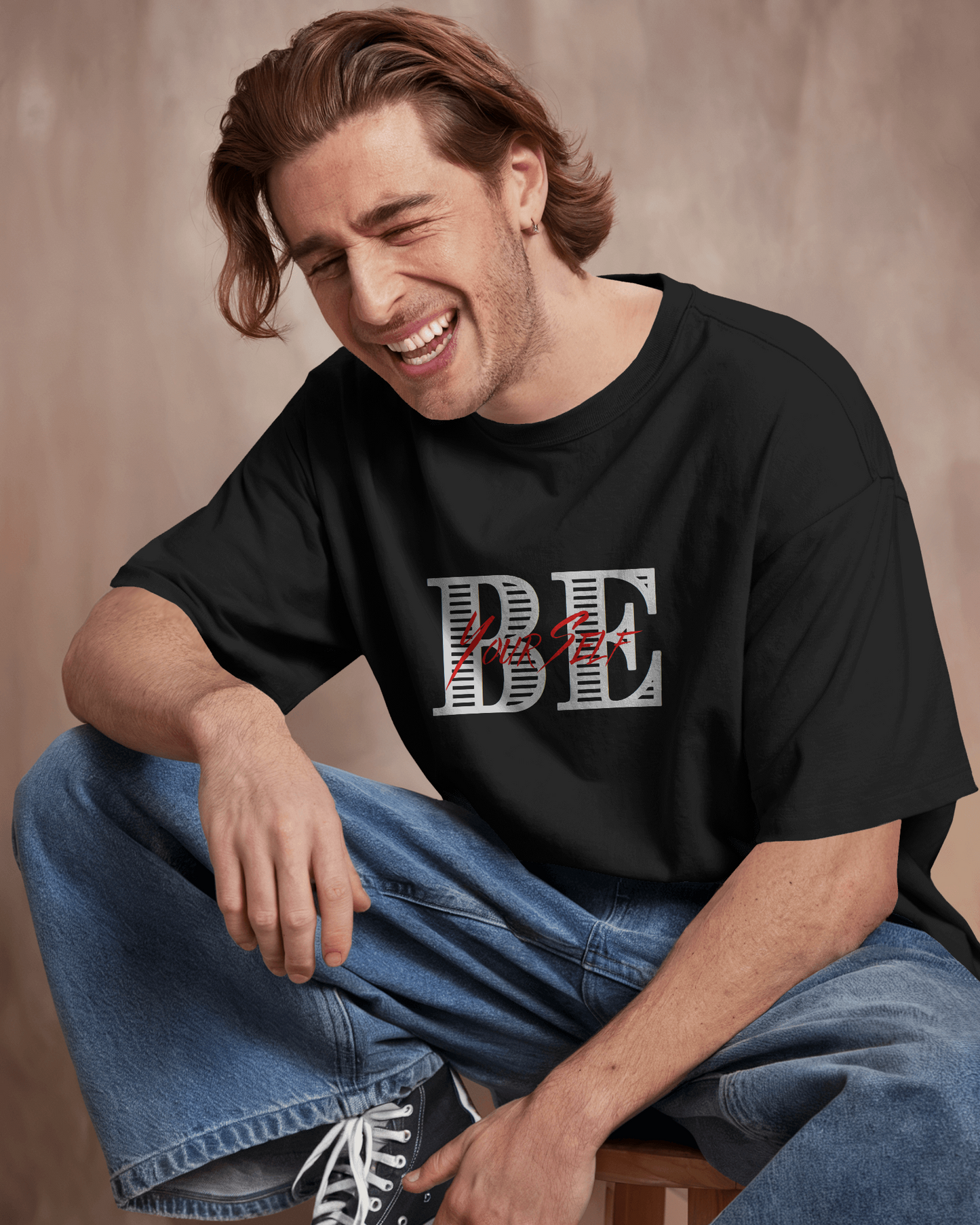 Earth & Thread | BE BOLD 100% Cotton Regular Fit T-Shirt - Premium 180 GSM Motivational Graphic Tee