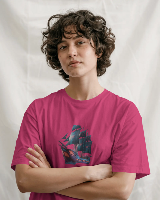 Premium Cotton T-Shirt – Ocean Voyager Edition
