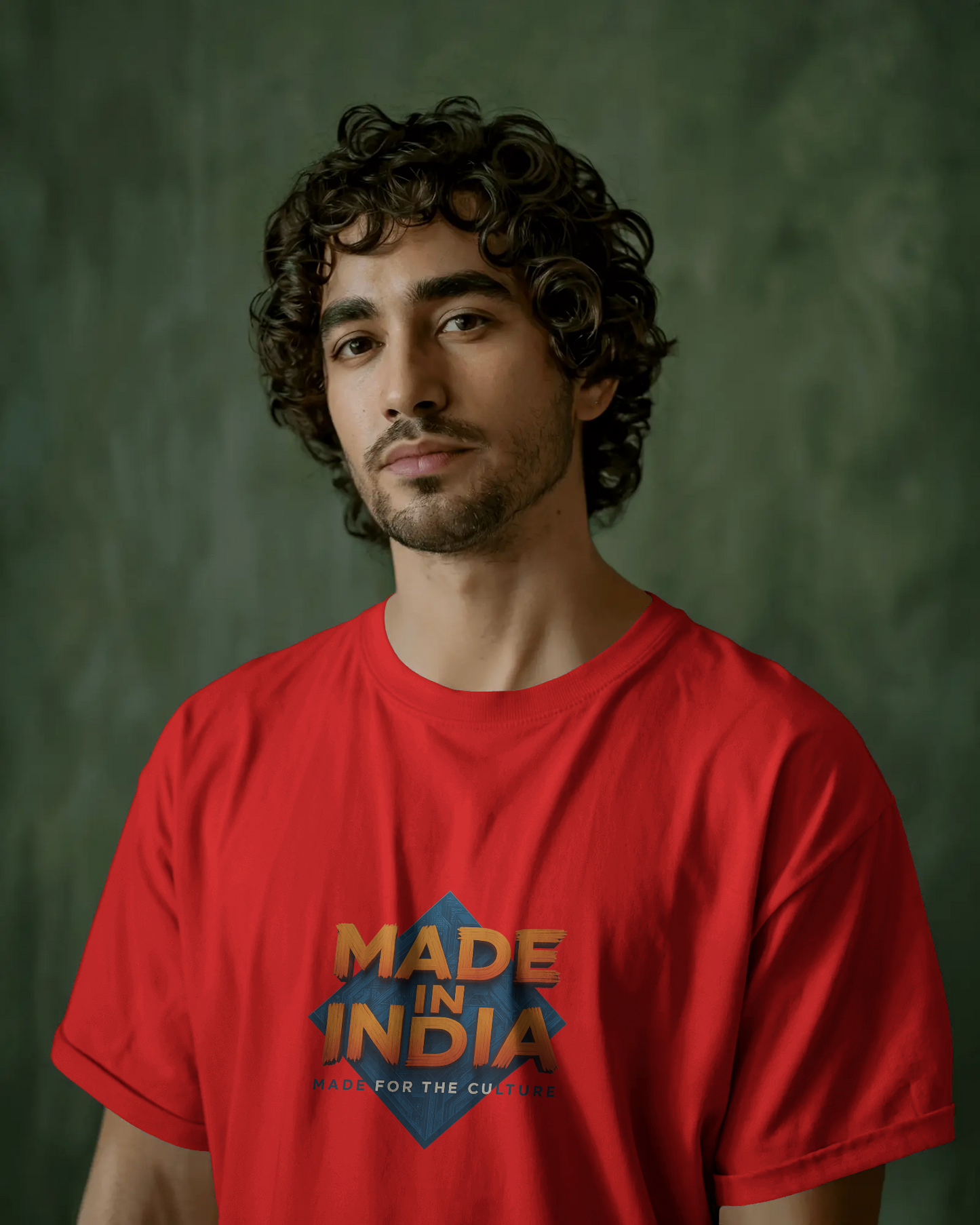 Earth & Thread | MADE IN INDIA 100% Cotton Regular Fit T-Shirt - Premium 180 GSM Patriotic Cultural Tee