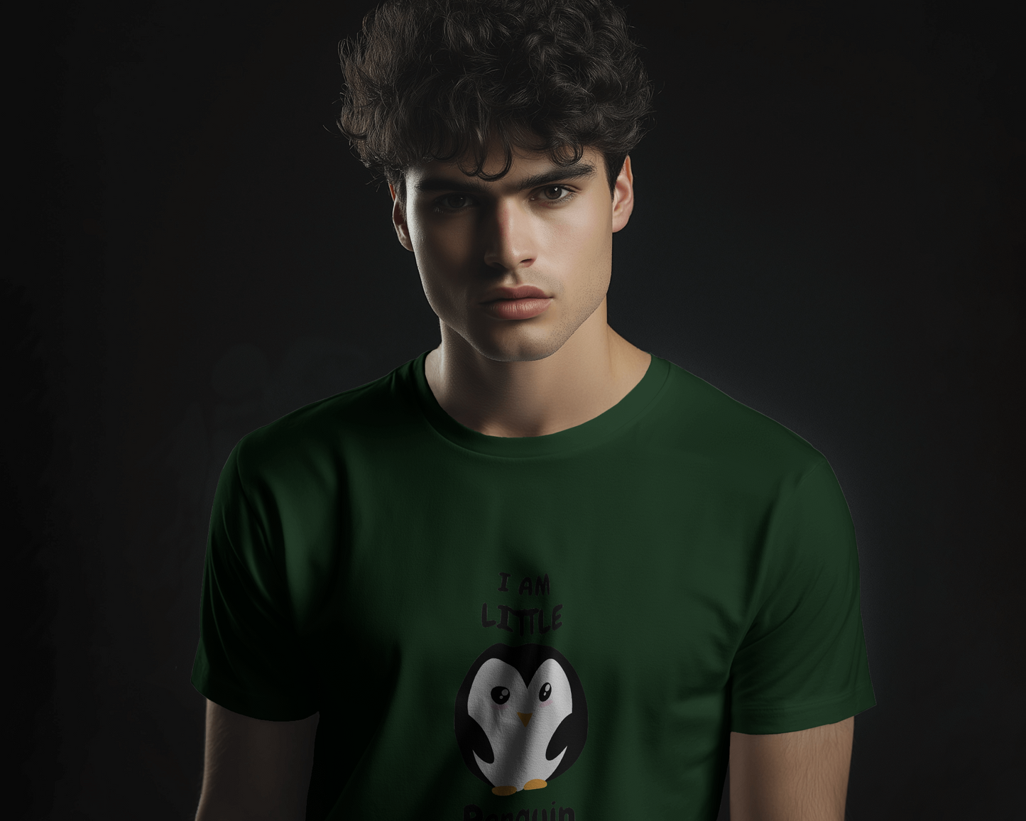 Ultra-Smooth Comfort – Premium Cotton Cute Penguin Tee