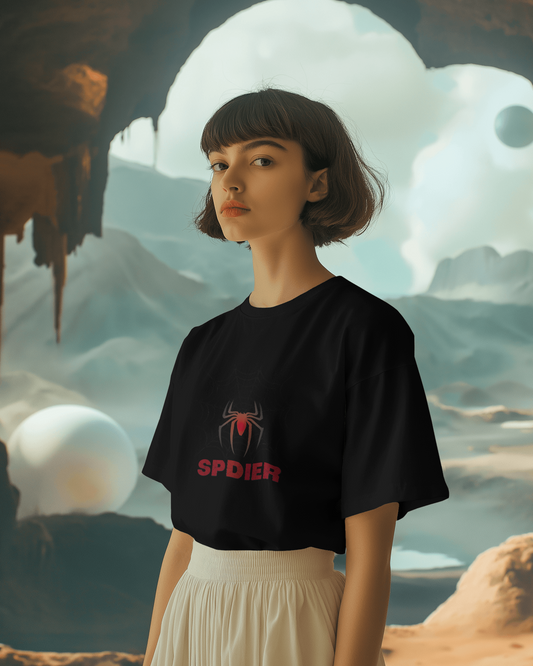 Spin Webs in Oversized Comfort – Bold Spider Tee