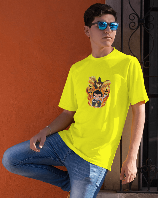 Premium Cotton T-Shirt – Inferno Fighter Edition