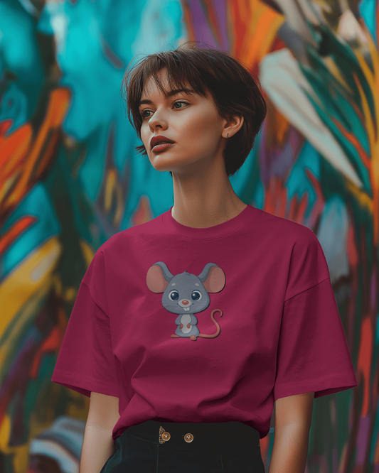 Style & Ultra-Smooth Comfort – Cute Mouse Tee