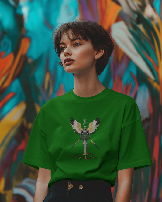 Premium Cotton T-Shirt – Guardian Warrior Edition