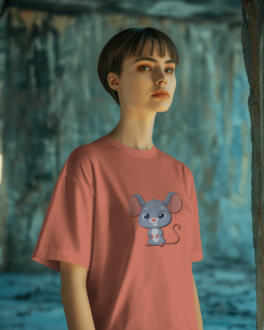 Style & Ultra-Smooth Comfort – Cute Mouse Tee
