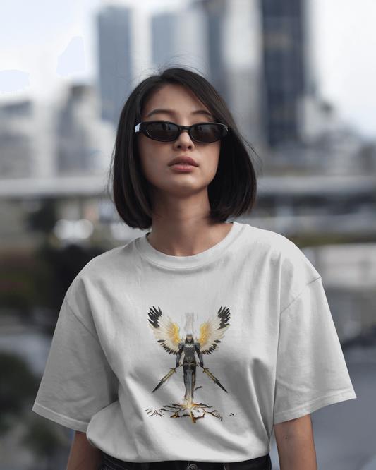 Premium Cotton T-Shirt – Guardian Warrior Edition