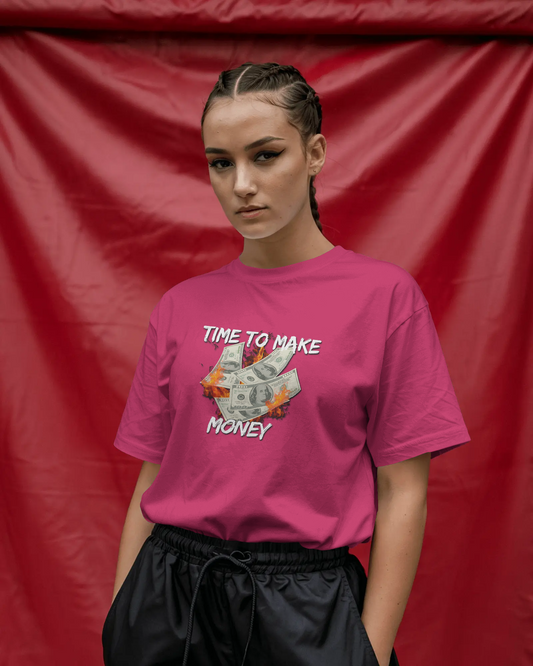 Hustle in Ultra-Smooth Comfort – Time to Make Money Tee